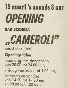 Cameroli adv. opening 14-3-1973.jpg