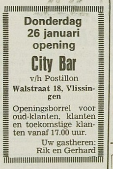 City Bar Walstr.18 opening 26-1-1978, adv.KB.jpg